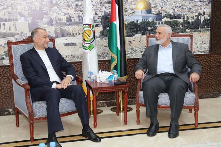 Hamas’ Haniyeh, Abdollahian Strategize for Victory: Defiance, Diplomacy, and the Ceasefire